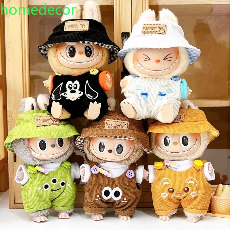 Ropa Labubu Doll Clothes Outfit Accessories For 15/17cm Labubu V2 V1 ...