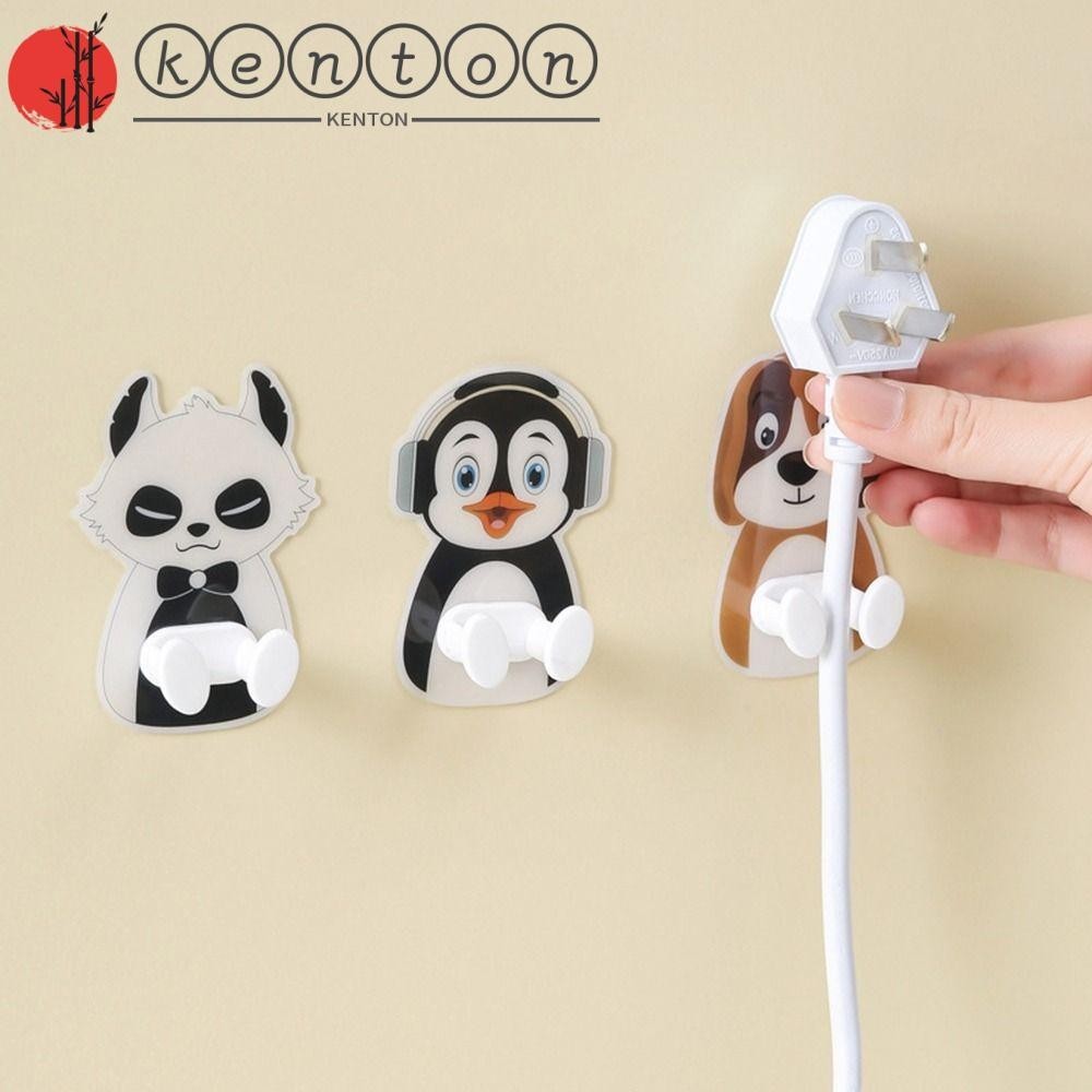 KENTON Cartoon Plug Hanger, Plastic Wall Mounted Animal Wall Plug, Cute ...