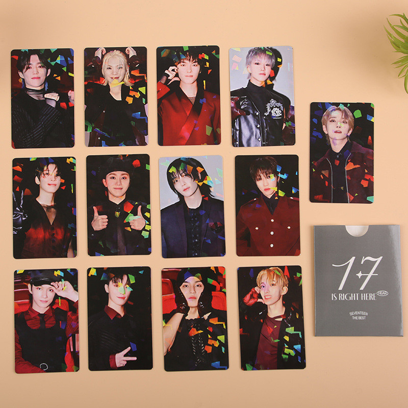 New Kpop Idol SEVENTEEN Album 17 IS RIGHT HERE Photocard Fans