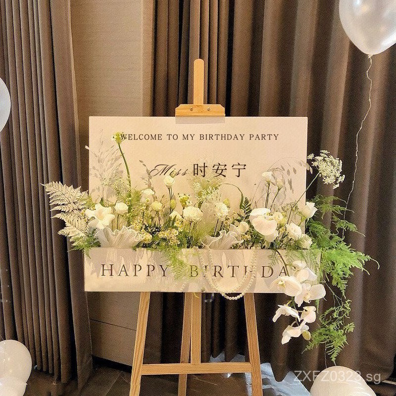 Birthday Engagement Wedding Ceremony Guide Sign Indicator Sign Welcome ...