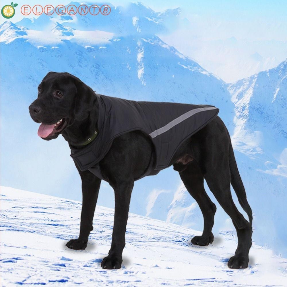 AELEGANT Winter Warm Large Dog Coat, Comfortable Cotton/Fleece Dog ...