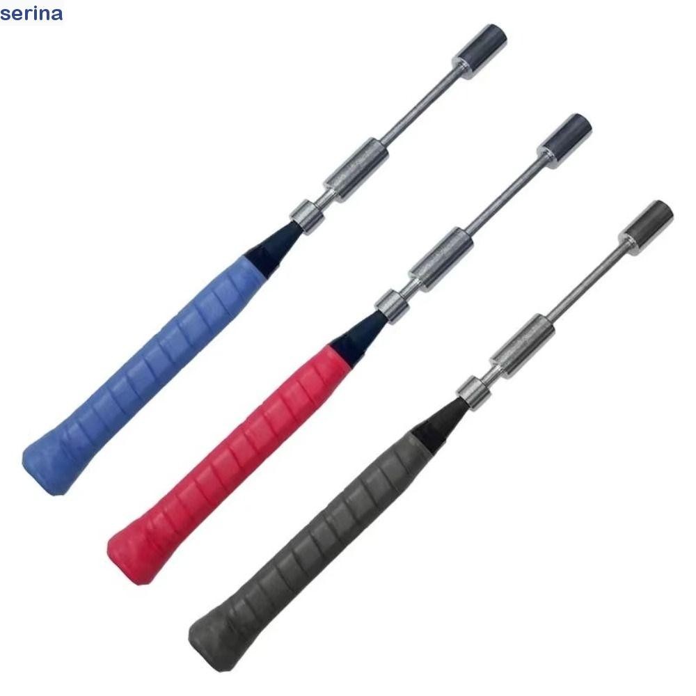 SERINA Racket Swing Trainer, Removable Stainless Steel Badminton ...