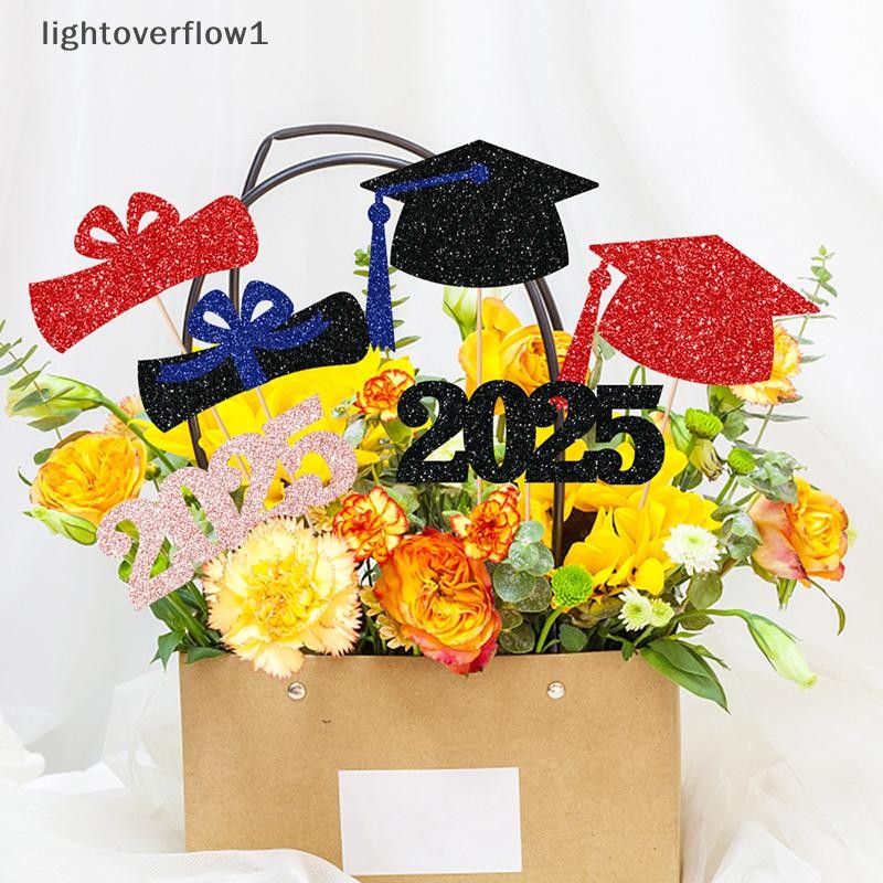 [Lightoverflow] 18Pcs Single Sided 2025 Graduation Party Centerpiece ...