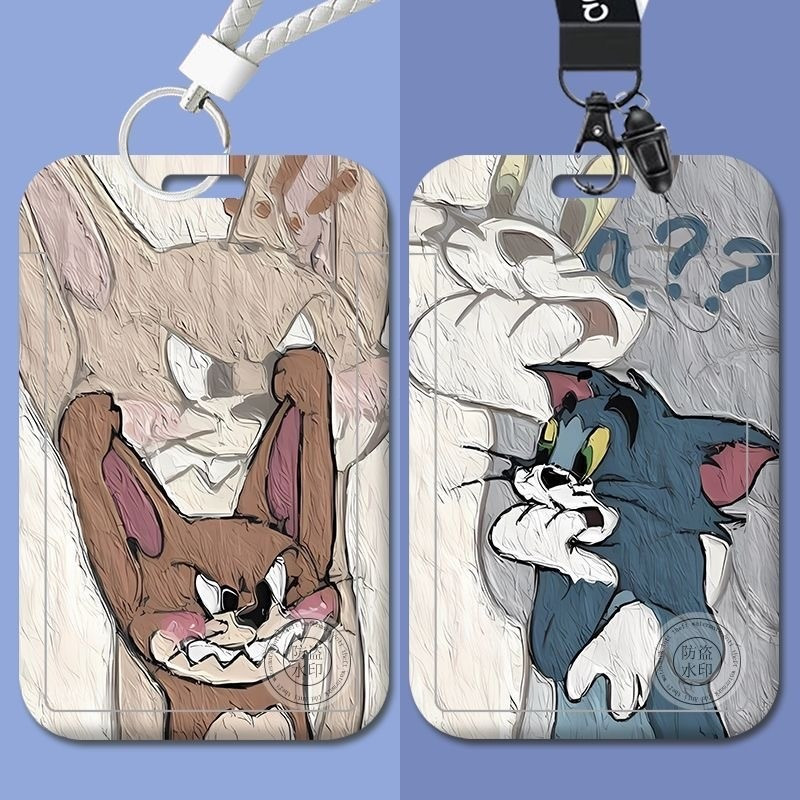Tom And Jerry Couple Card Holder, Anime Idol Campus Id Protection Card ...