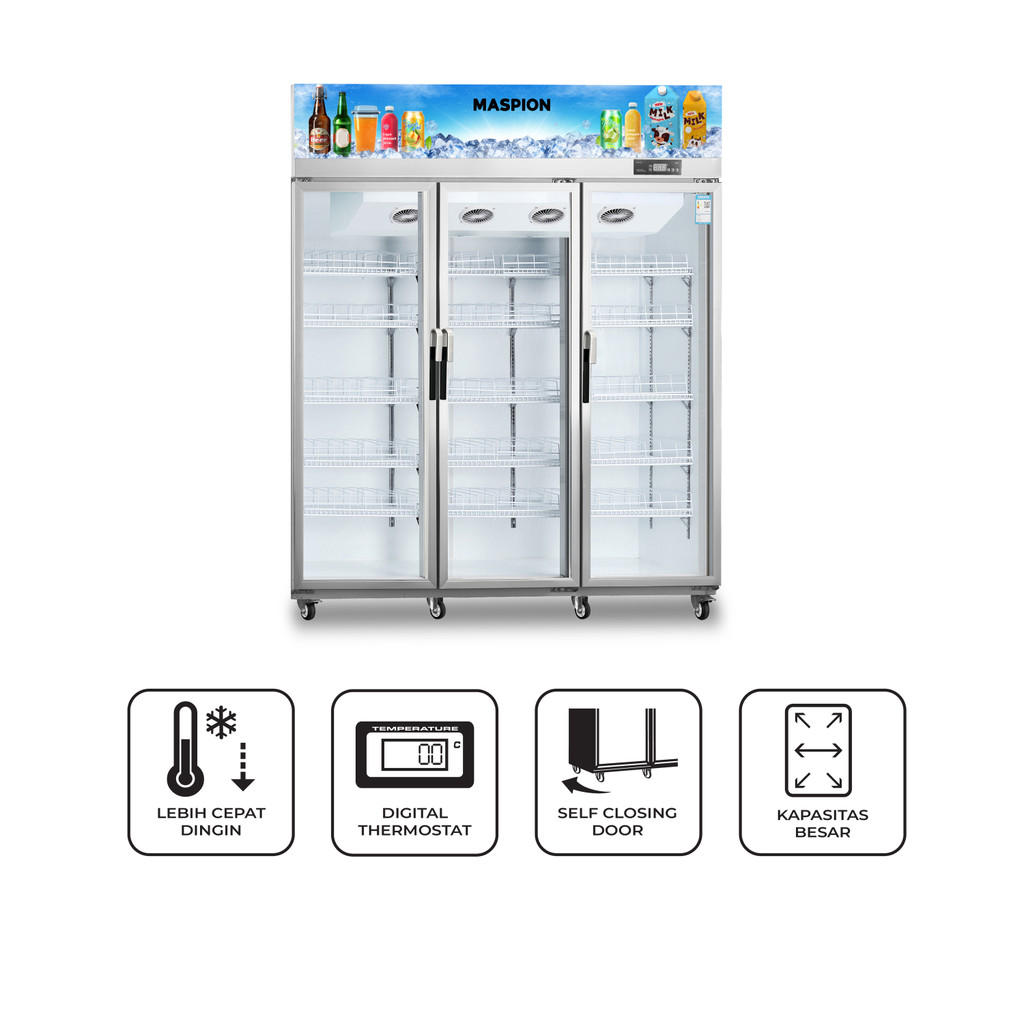 Maspion Lemari Pendingin Showcase 1300 Liter MSI-1300 - Gambar 3