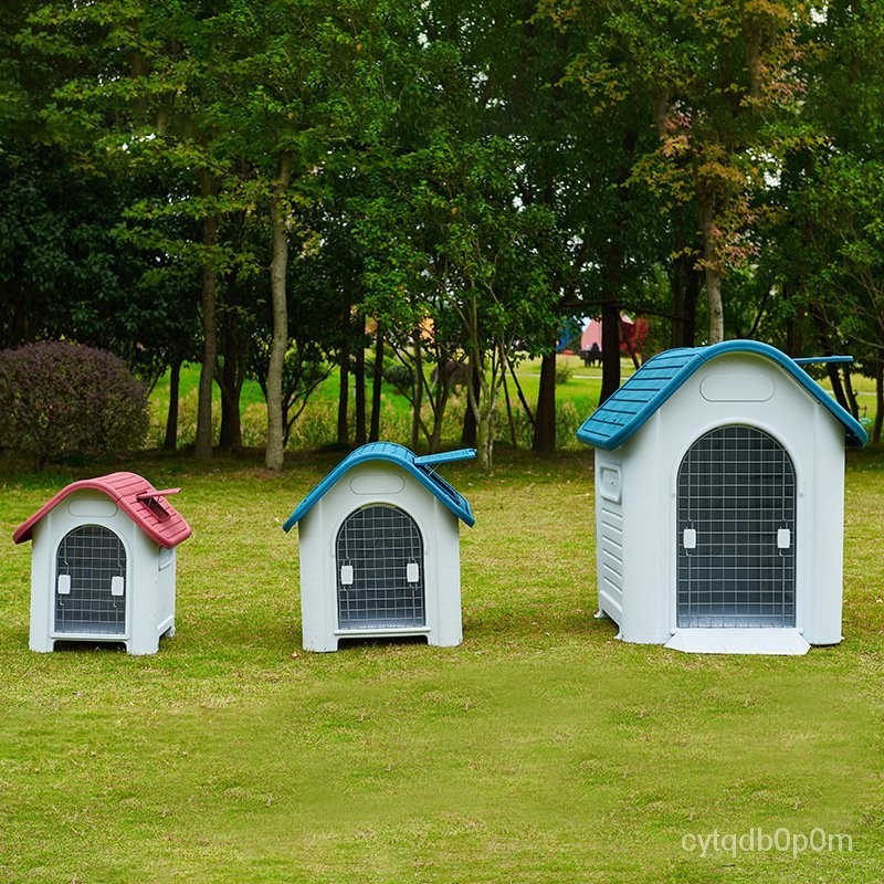 Dog Cage Dog House Golden Retriever Kennel Plastic Removable and ...