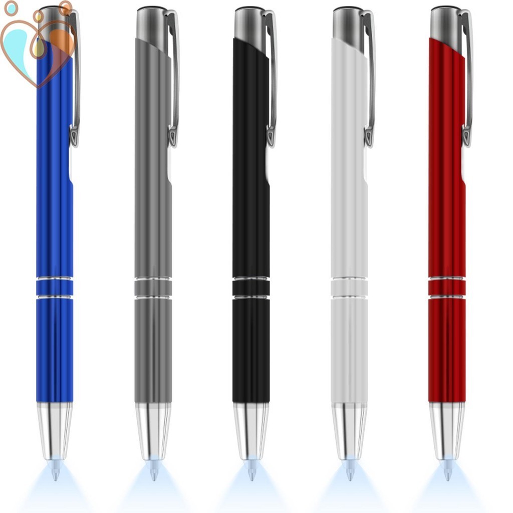 5Pcs Lighted Tip Pen Ballpoint Pen with Light LED Light Up Pen for ...