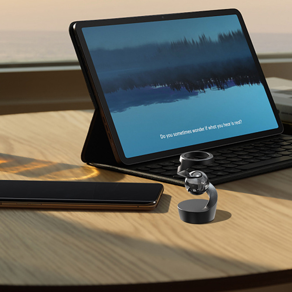 Gravity Defying Kinetic Desk Toy Desktop Suspended Gyroscope Fidget ...