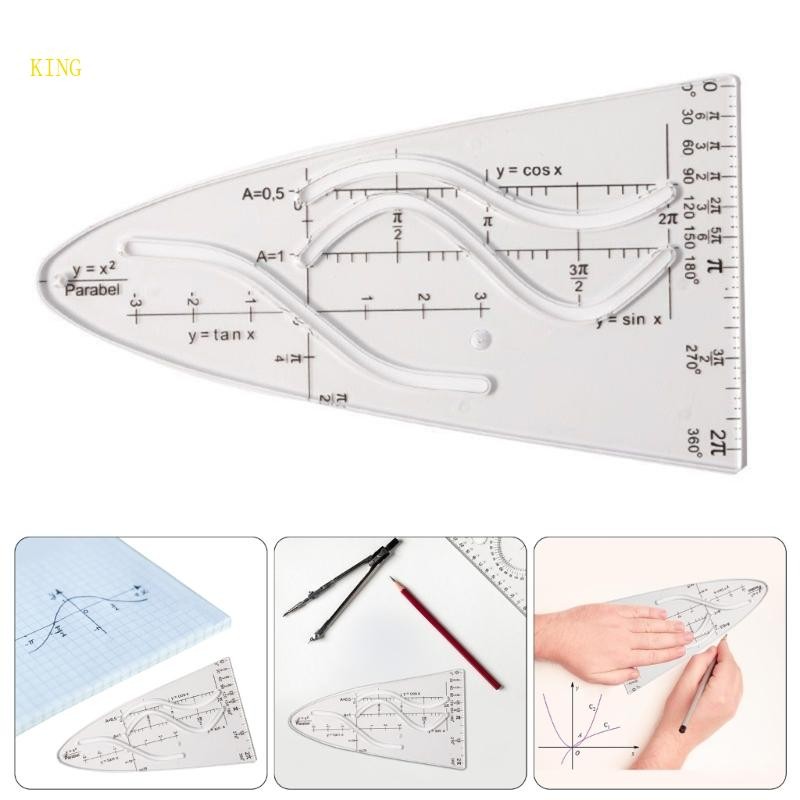 （High discounts）royalking.sg Parabola Ruler Parabola Stencil Parabolic ...