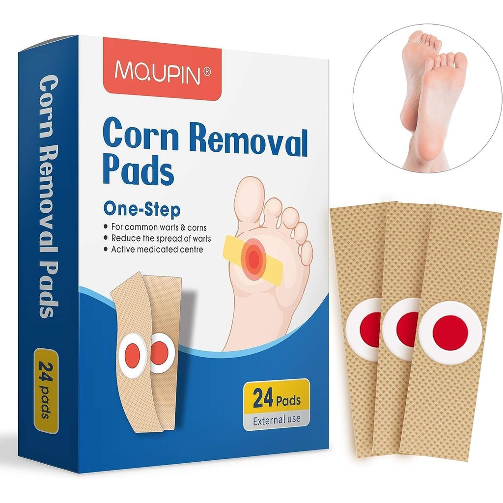 MQUPIN 24 Pack Corn Removers for Feet, Maximum Strength Corn Removers ...