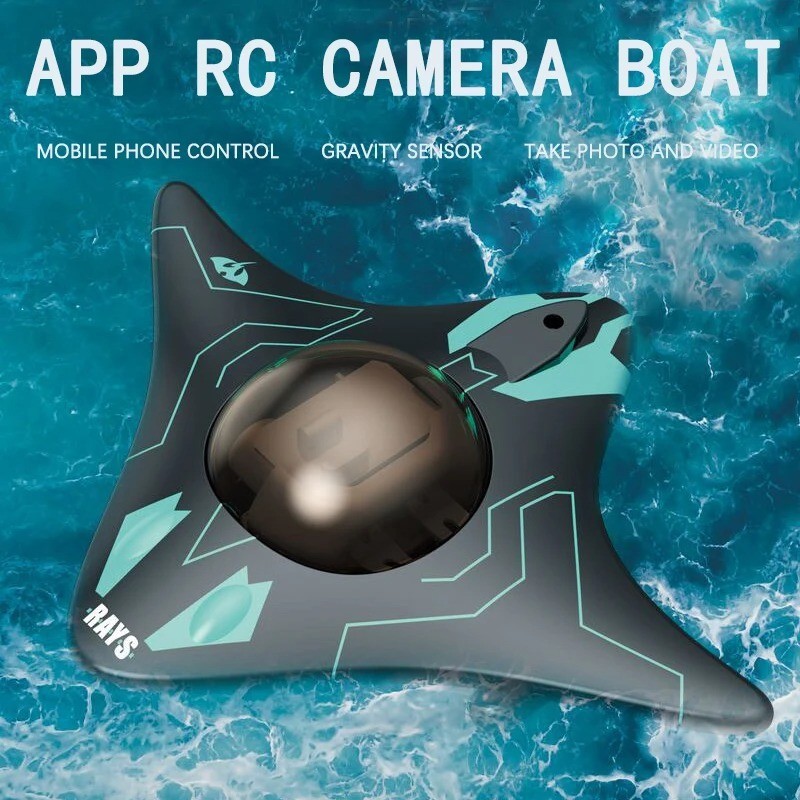 Mini WIFI RC Boat Six-way Submarine Diving Real-time Transmission ...