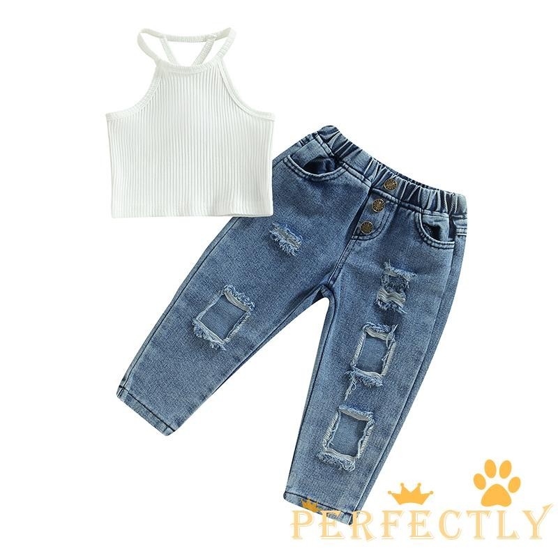 Youth girls ripped jeans sales