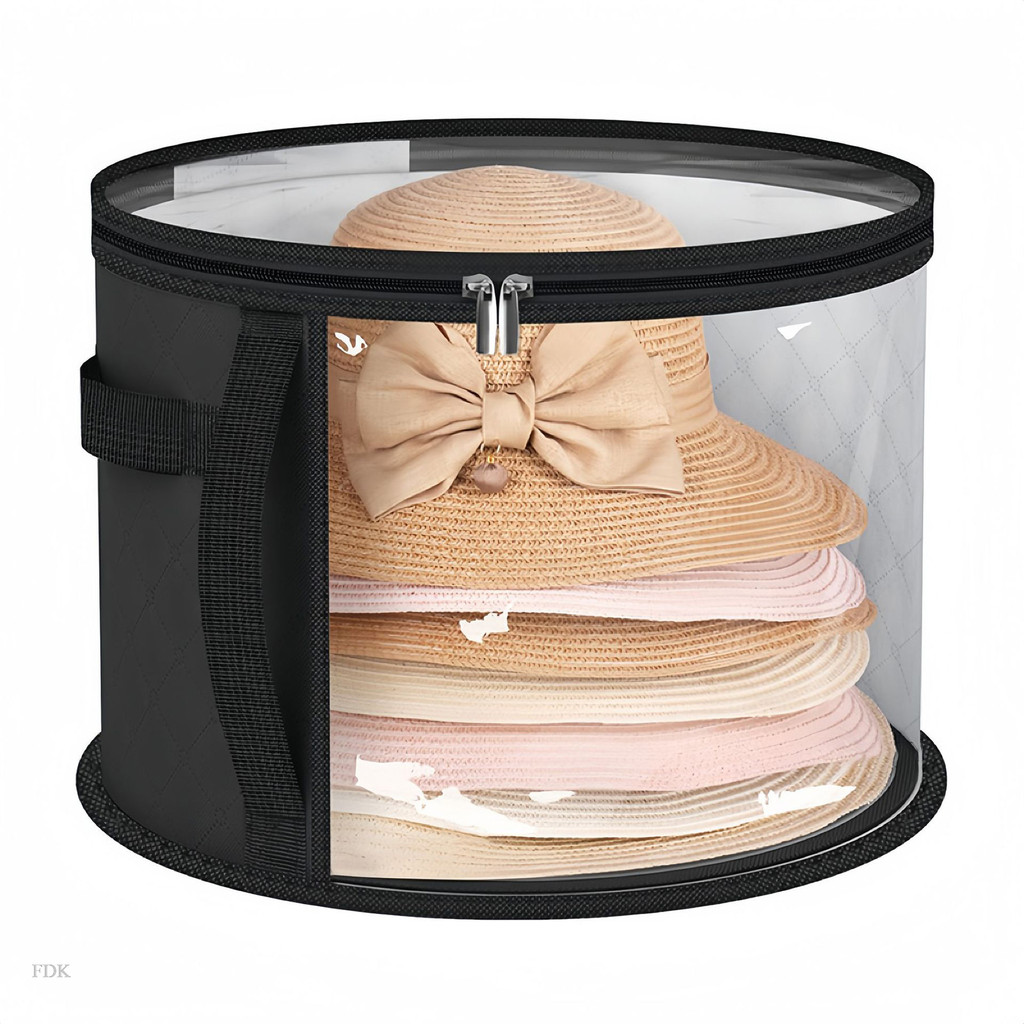 FDK 1PC Hat Storage Bucket Clothing Hat Travel Organizer Hat Storage ...