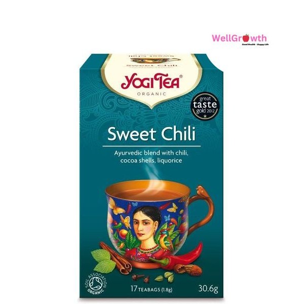 Yogi Tea - Ayurvedic Blend, Organic Sweet Chilli Tea (17 teabags ...