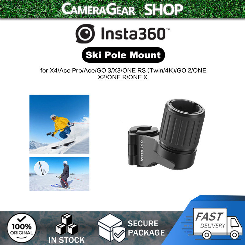 Insta360 Ski Pole Mount for X5/X4/Ace Pro2/Ace/GO 3/GO3 S/X3/ONE RS ...