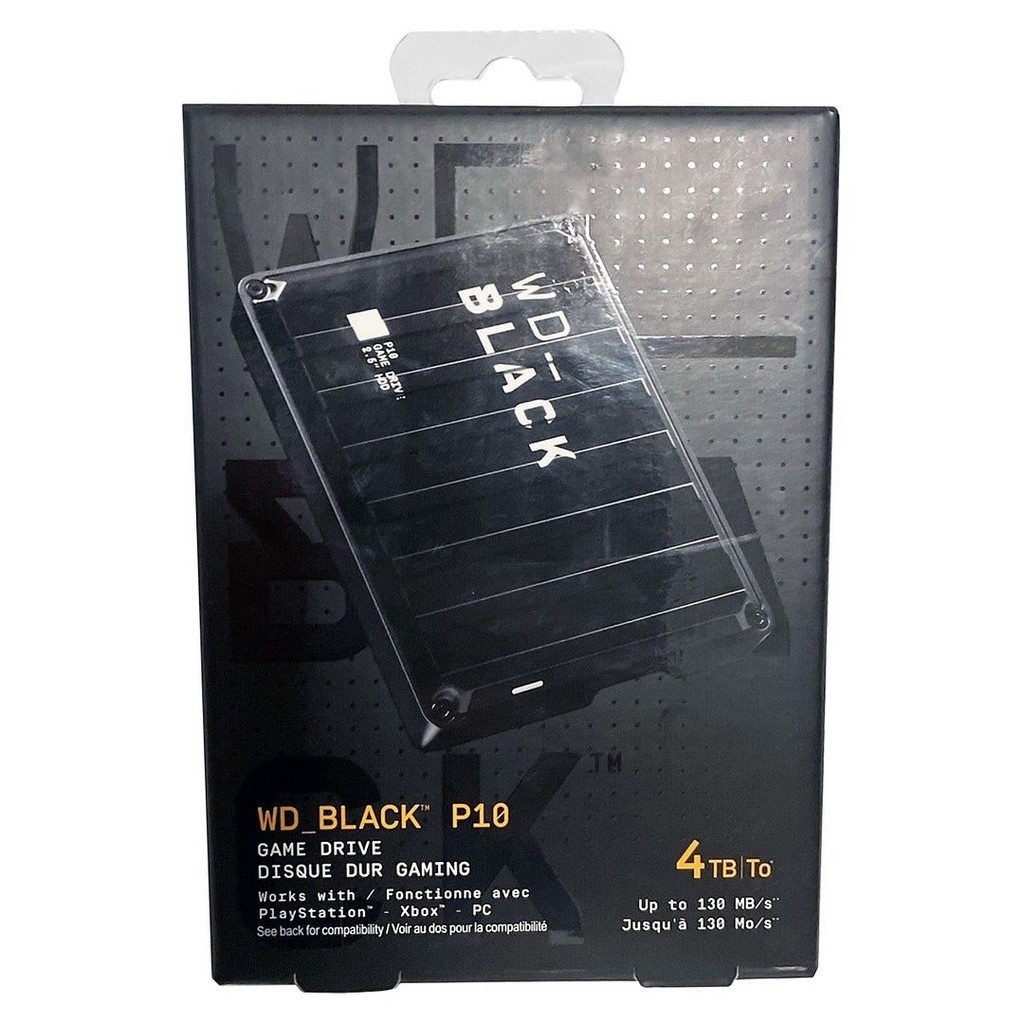 WD_BLACK P10 4TB Game Drive for deals PS4, PS5, PC