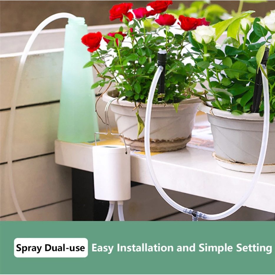 Automatic Drip Irrigation Kit DIY Plant Self Watering System Device ...