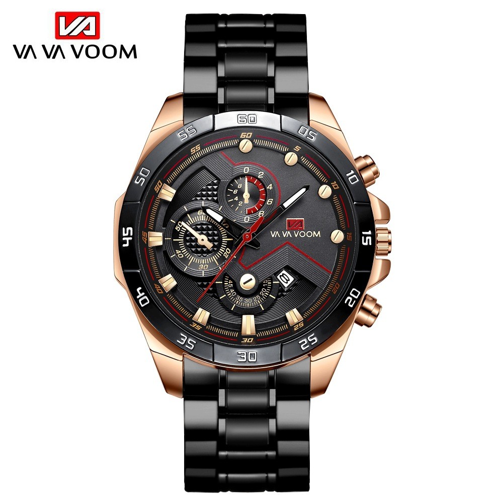 Shopee Hot Watch Male Student Watch Steel Chain Belt Model Support ...