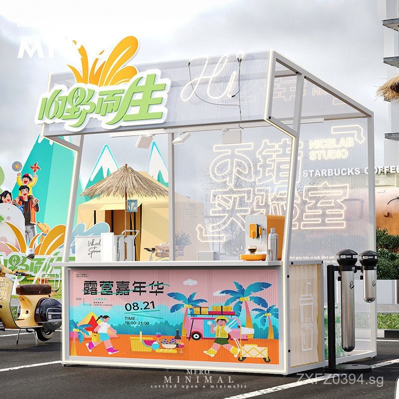 Display Stand for Activities Market Stall Flower Display Night Market ...