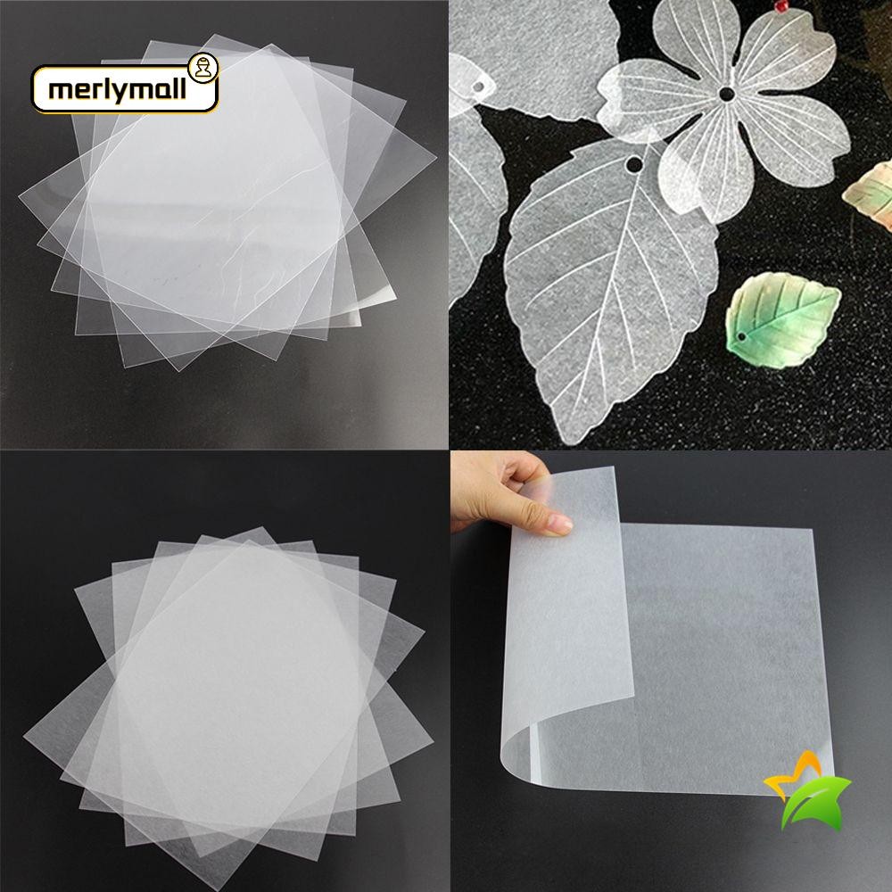 MERLYMALL 10Pcs Shrink Plastic Sheets, Fun Translucent Thermal Shrink ...