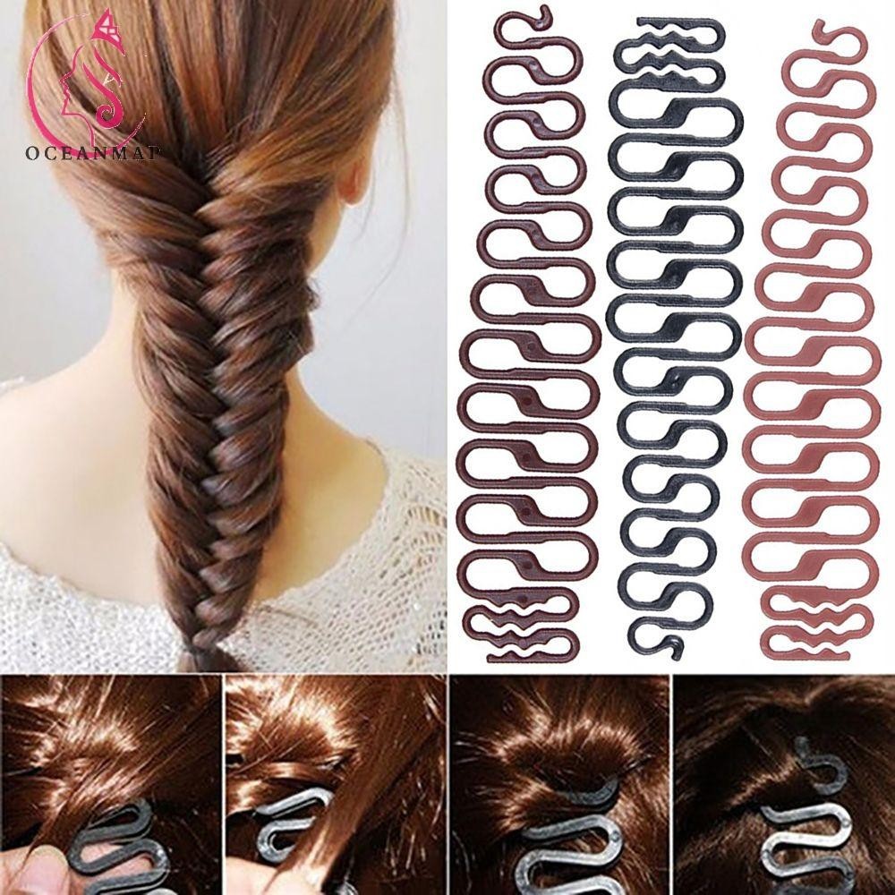 OCEANMAP Braiders Magic DIY Fishbone Hair Braid Wave Braid Clip Hair ...