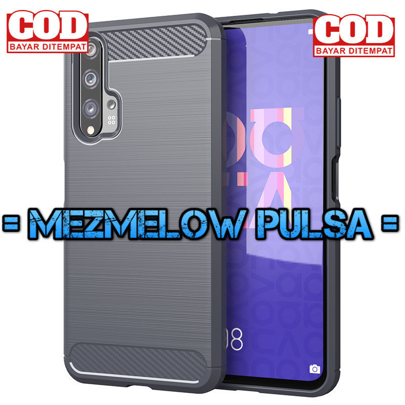 Silicone Fiber Carbon Casing Caseng Softcase HUAWEI Nova 5T / NOVA 5T PRO / HONOR 20 / HONOR 20 PRO - Gambar 3