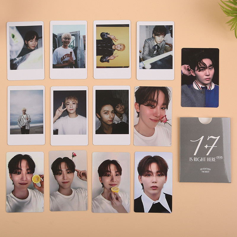 New Kpop Idol SEVENTEEN Album 17 IS RIGHT HERE Photocard Fans