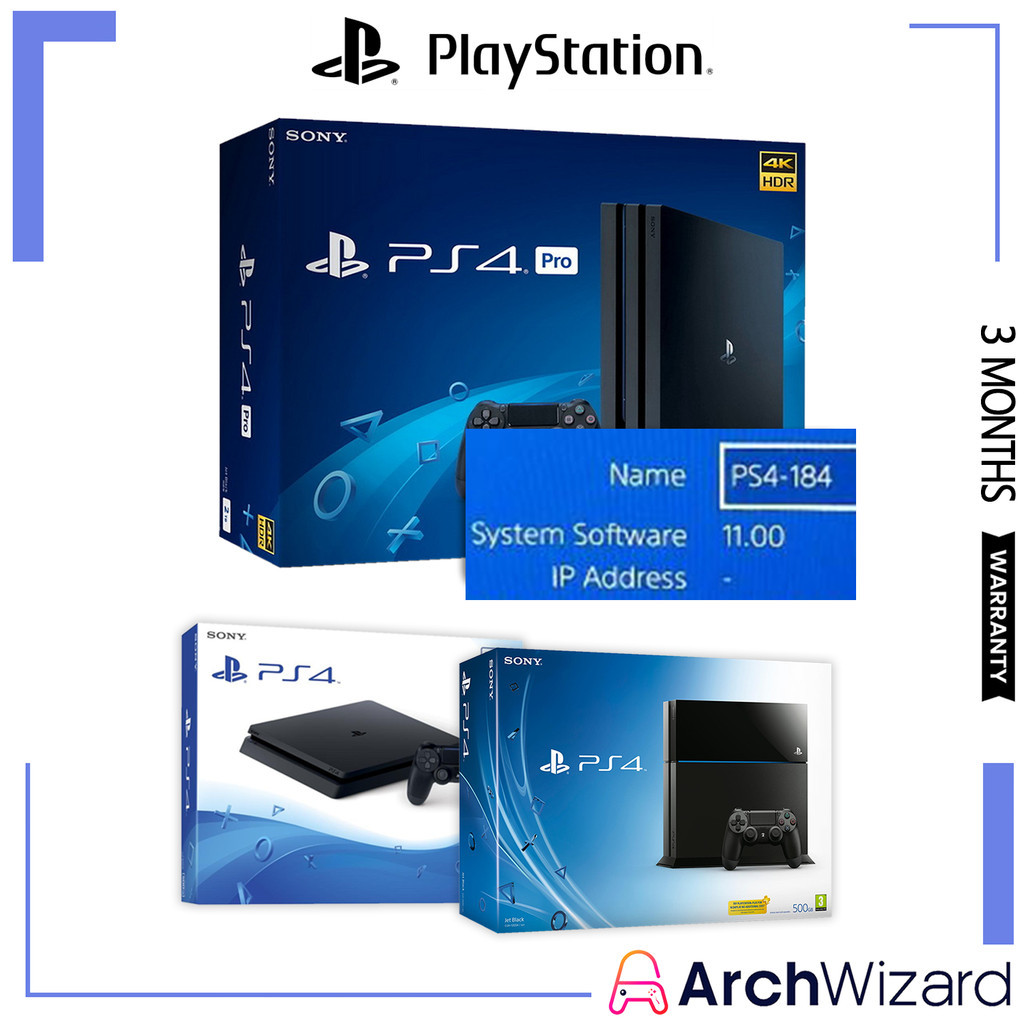 PlayStation Console Low Firmware (Refurbished, PS4) Shopee
