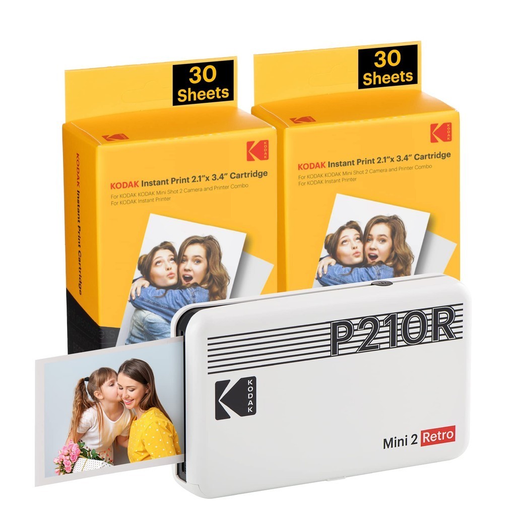 Kodak KODAK Mini Retro 4PASS Portable Photo Printer (5,3x8,6cm