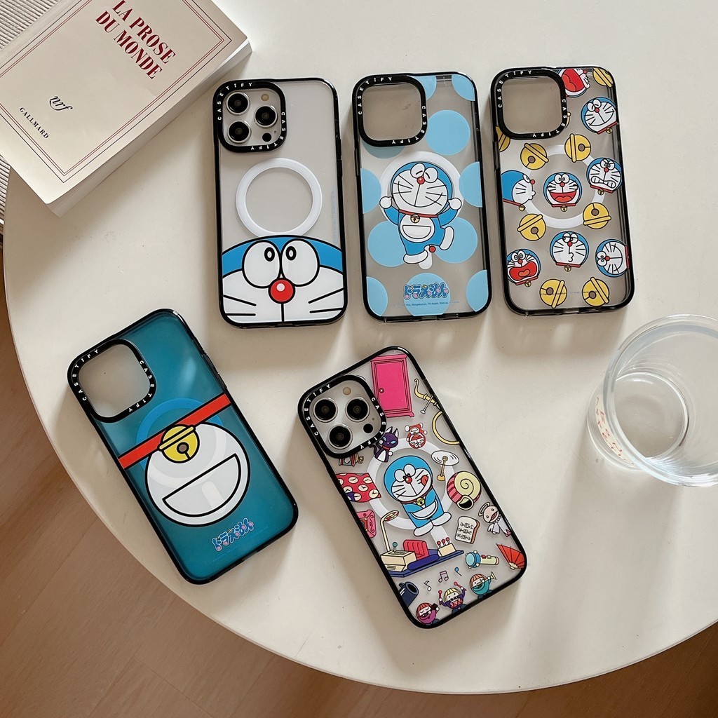 CASETIFY Doraemon iphoneケース　13 CASETiFY Mirror iPhone 13 Case [Doraemon Co-Lab / 4.9ft Drop
