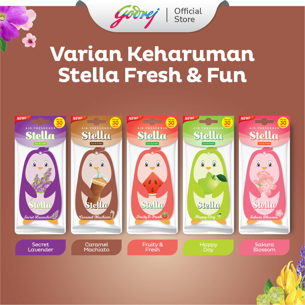 Stella Fun & Fresh Caramel Machiato 20gr Beli 1 Gratis 1 x2 - Pengharum Mobil - Gambar 3