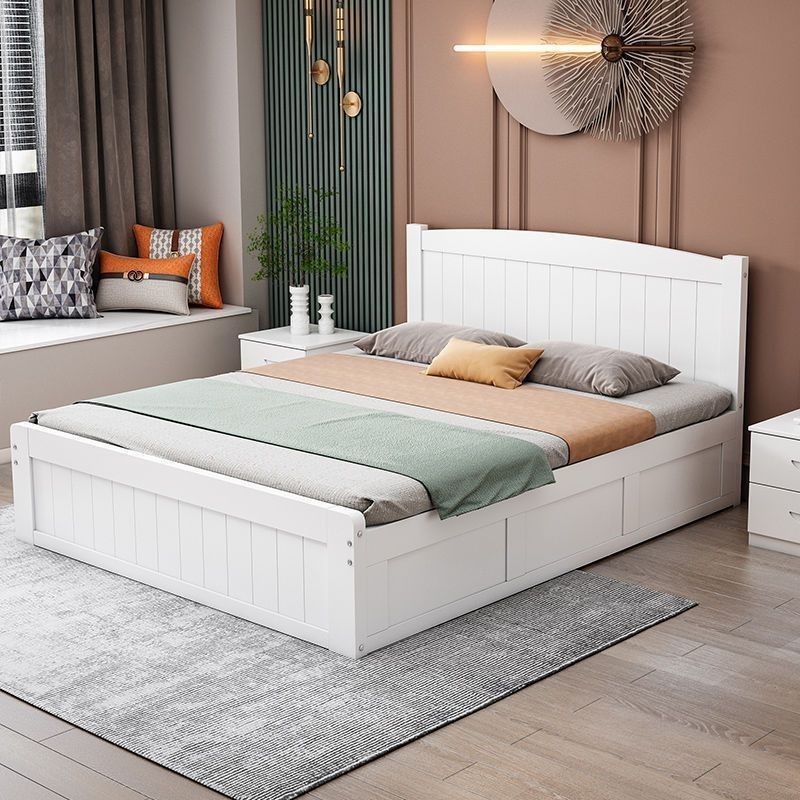 [SG SELLER ] Solid Wood Storage Bed Frame Bed Frame With Free Mattress ...