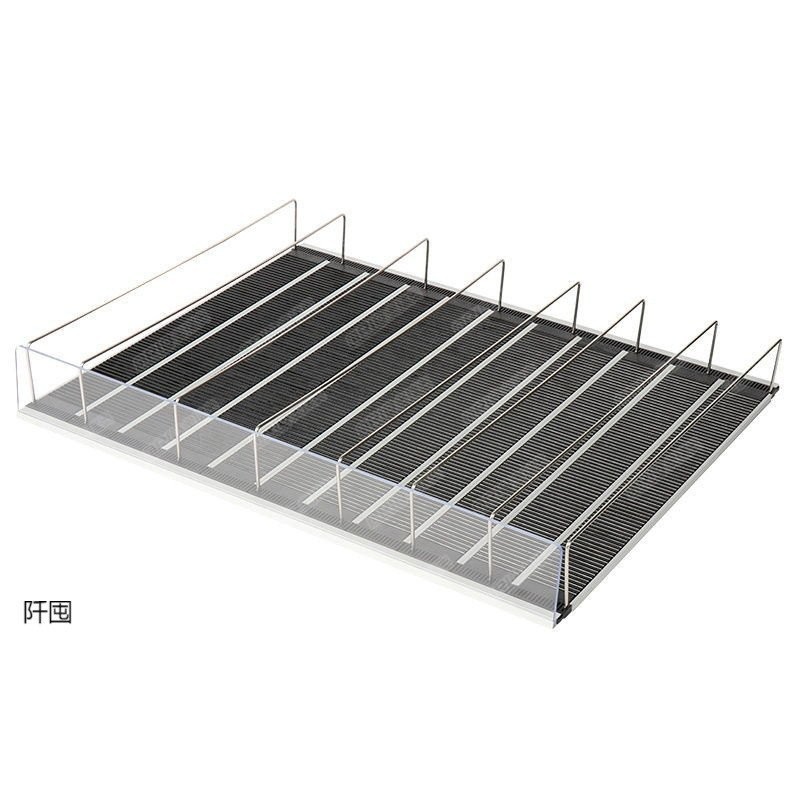 Supermarket Display Rack Ball-Type Sliding Roller Beverage Cabinet Self ...