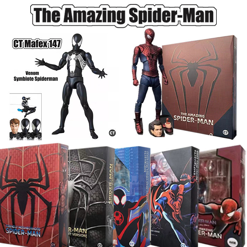 The Amazing Spider-Man Noir Action Figure Toys SHF Mafex 147