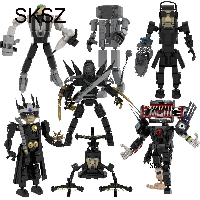 Skibidi Toilet Lego Titan Pencil Man Titan TV Man Spider Surveillance ...