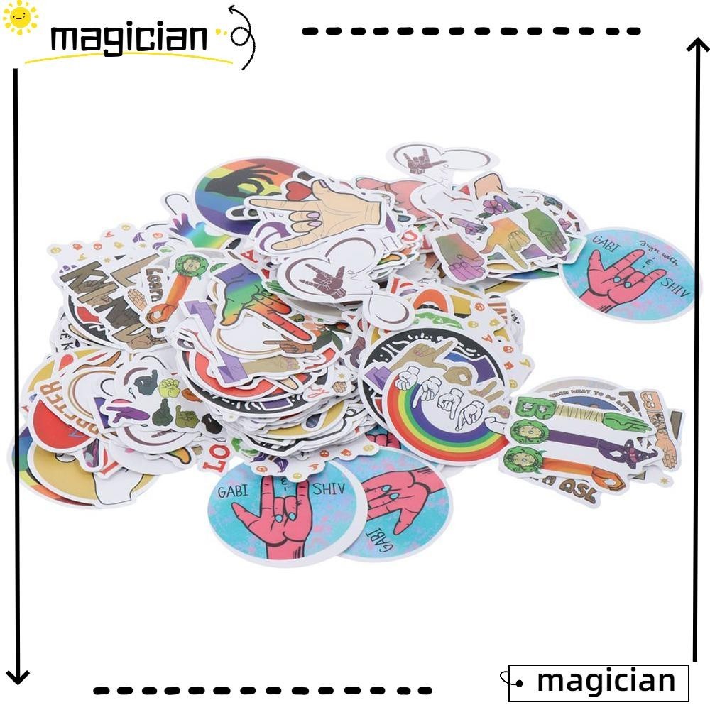 MAG ASL Stickers, Vinyl Pvc Waterproof American Sign Language Sticker ...