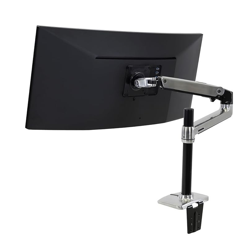 ergotron LX Desk Monitor Arm ブラック ERGOTRON Ergotron LX Desk Monitor Arm Matte Black 34-inch (3.2