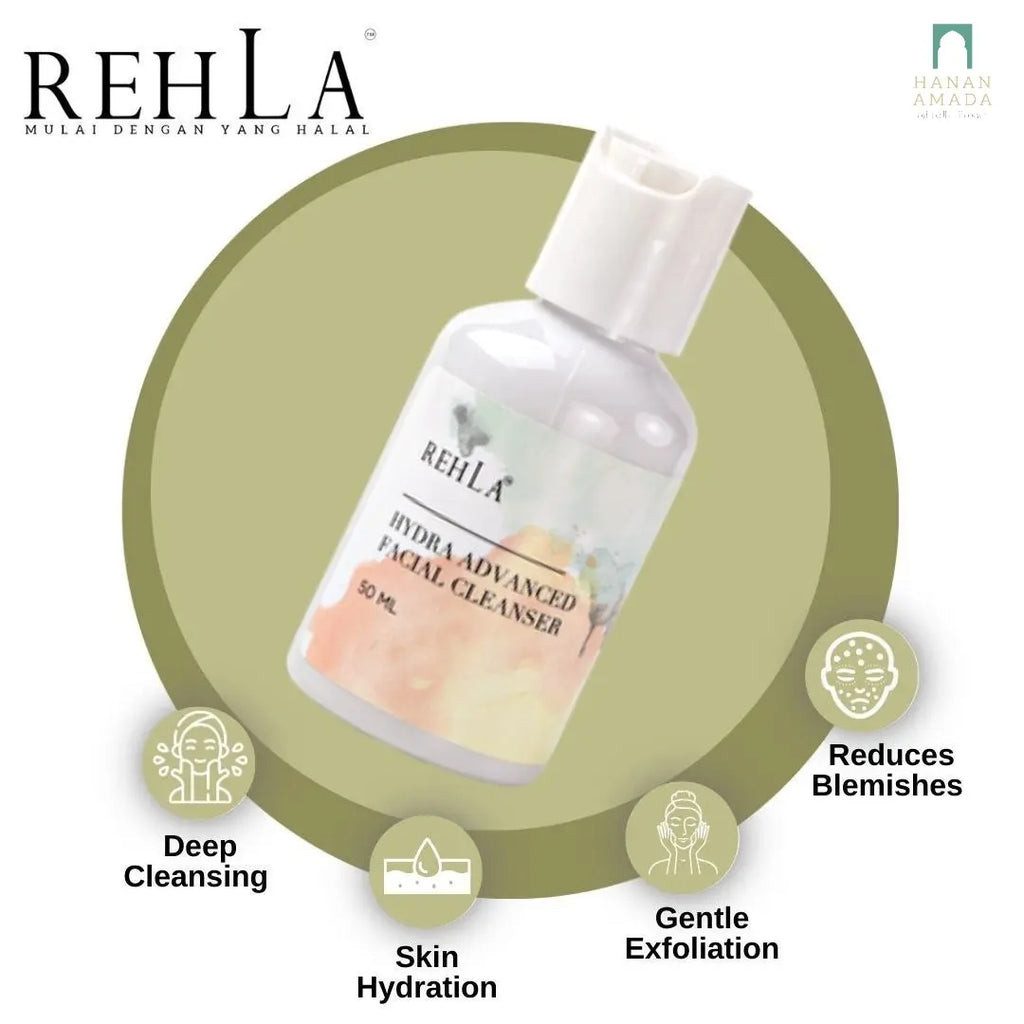 Rehla Ihram Friendly - Hydra Advance Facial Cleanser (50ml) | Shopee ...