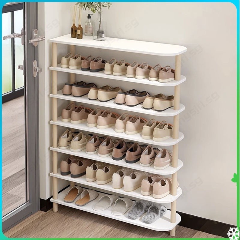 Shoe rack home doorway simple entry multilayer storage children narrow ...