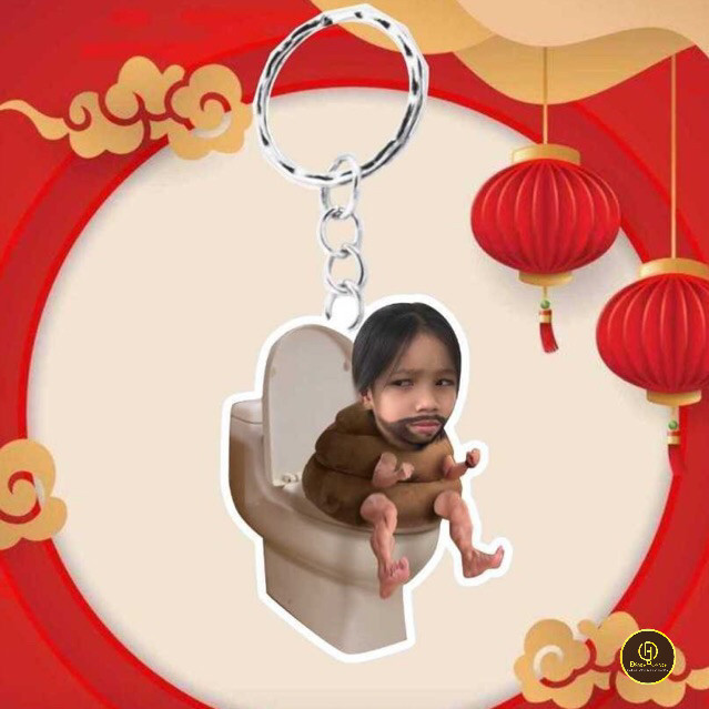 Custom face keychain, super funny, beautiful and cute, as a gift or ...