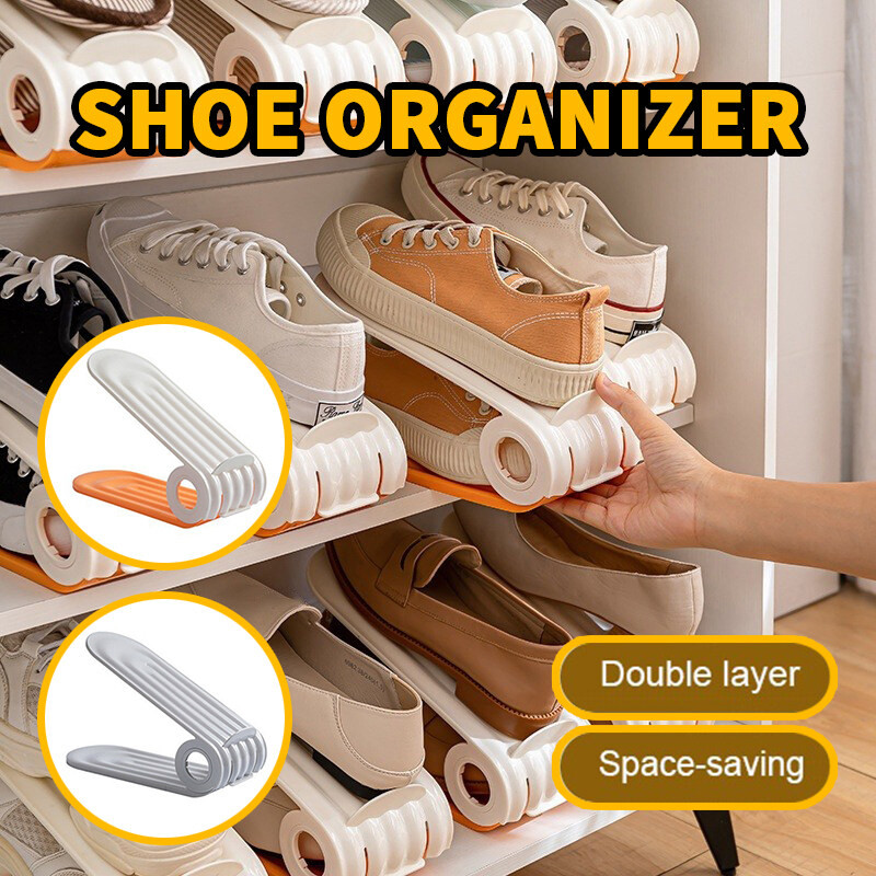 Ready Stock in SG | Adjustable Plastic Simple Shoe Rack Shoe Cabinet ...