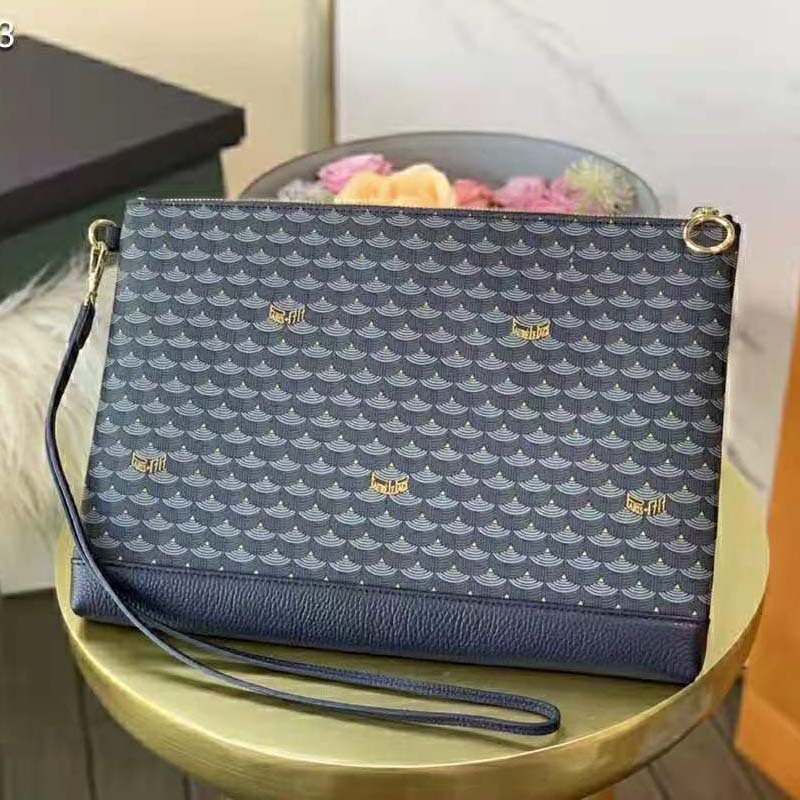 New Style Faure le Page Clutch Bag Crow s Scale Pattern Classic Storage Medium Size FTFZ Shopee Singapore