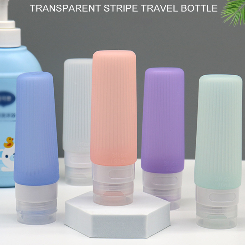 Silicone Travel Bottle Shampoo Cosmetic Bottle Travel Bottle Silicone 