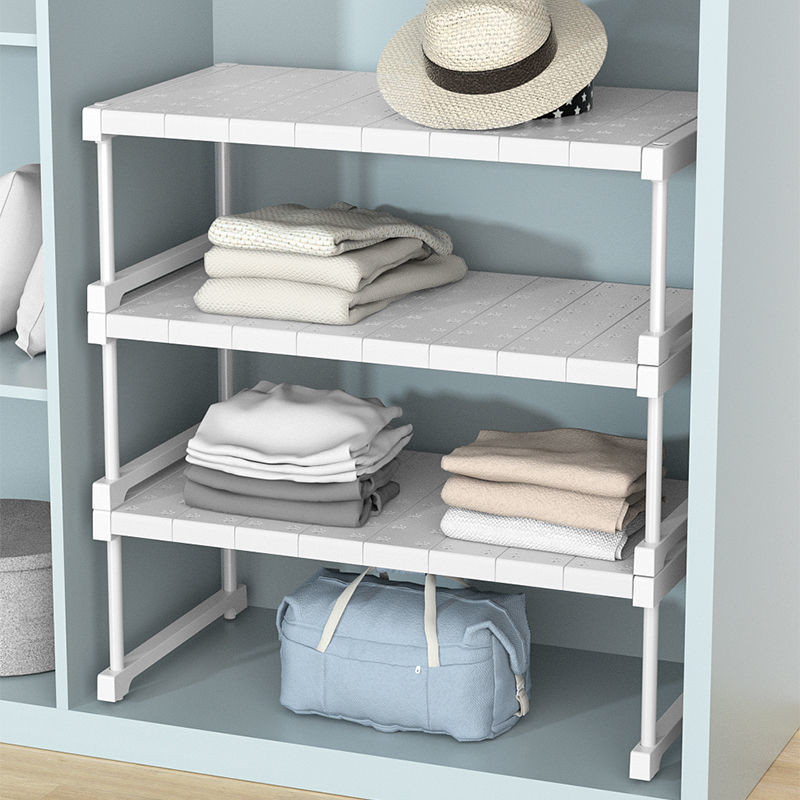 Wardrobe Layered Storage Rack Cabinet Partition Cabinet Wardrobe ...