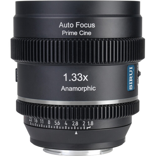 SIRUI 20mm T1.8 1.33x S35 AF Anamorphic Lens (FUJIFILM X, Blue