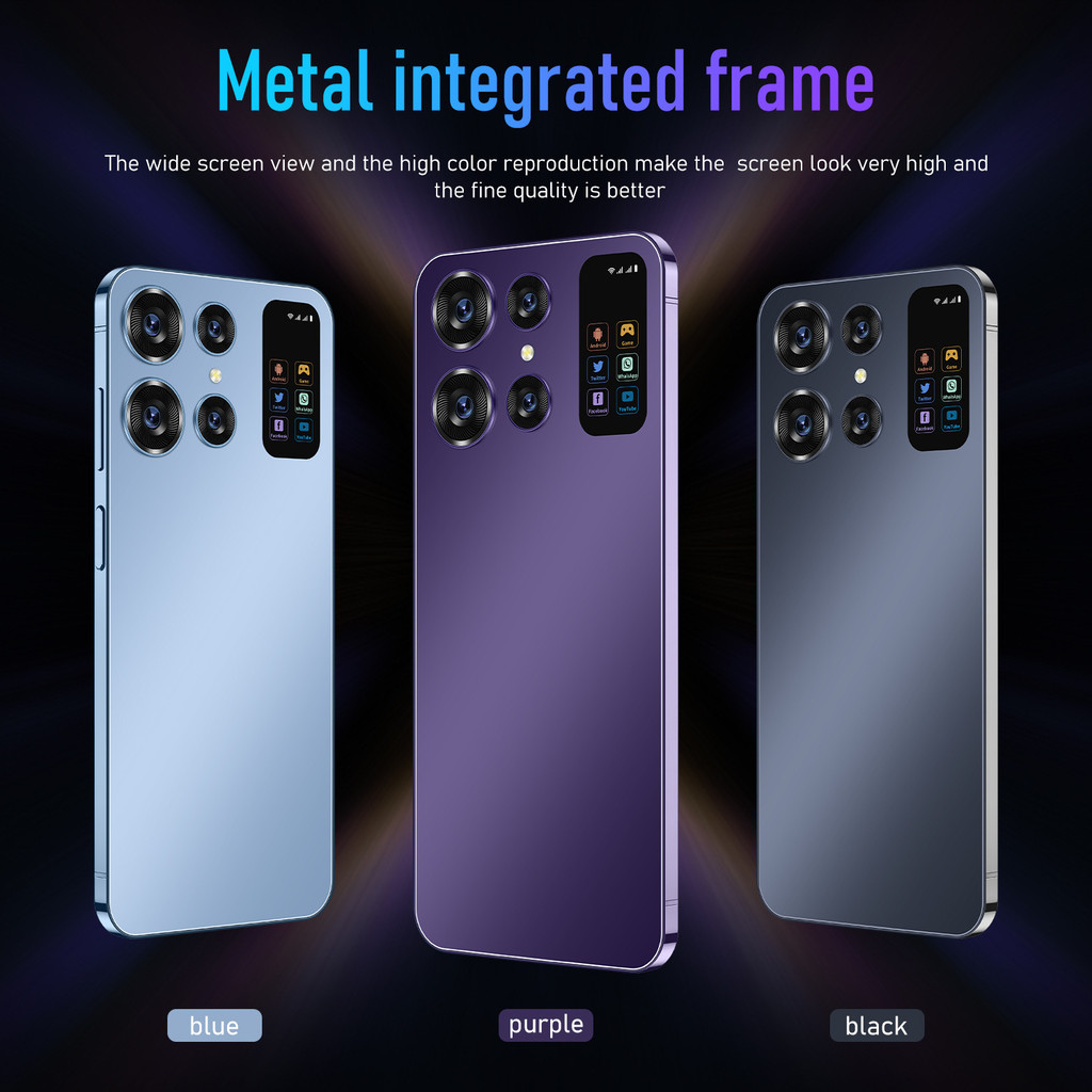 Global Version S24 Ultra Smartphone 4G 5G Cell Phone 7000mAh Smart ...