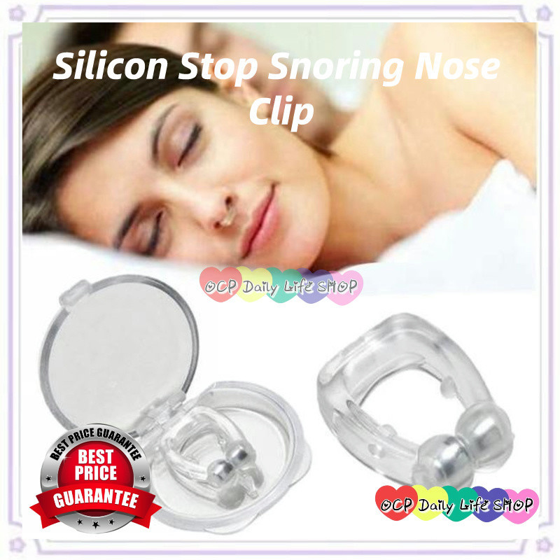 Silicon Stop Snoring Nose Clip Magnet Anti Snore Sleep Aid Device Night ...