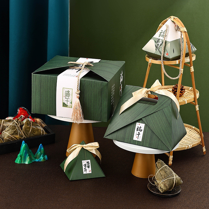 MOQ:10pcs) Multi-style Dragon Boat Festival Portable Gift Box