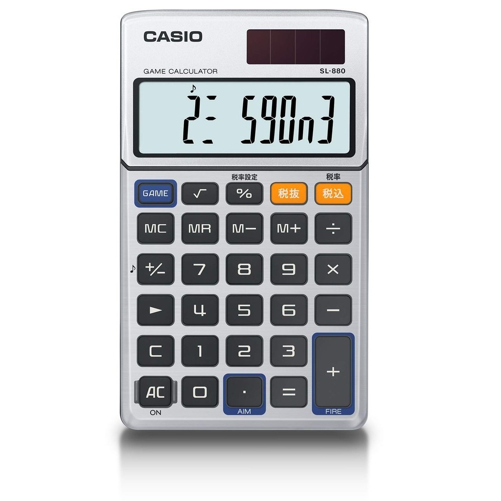 CASIO Casio Game Calculator Notebook Type 10 Digit SL-880-N Direct from ...