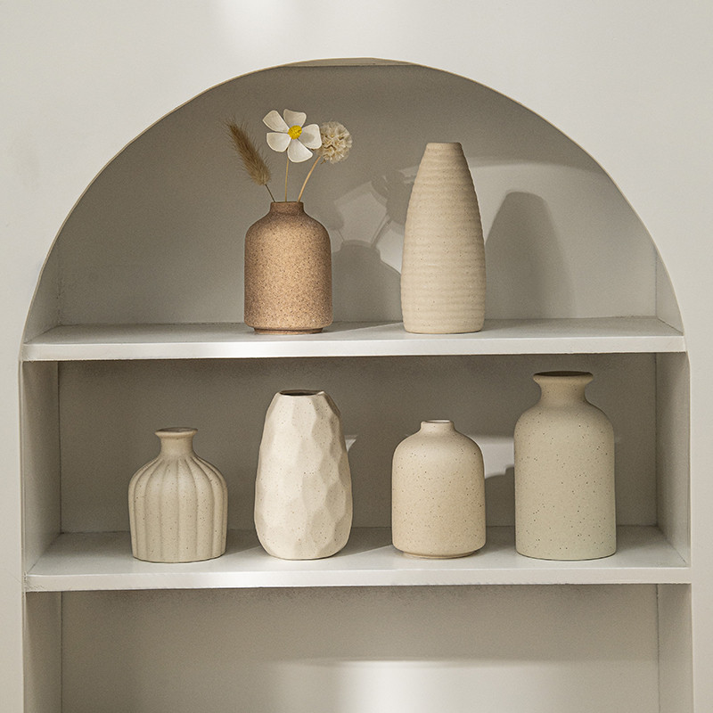 Nordic Style Light Luxury Ceramic Hydroponic Vase
